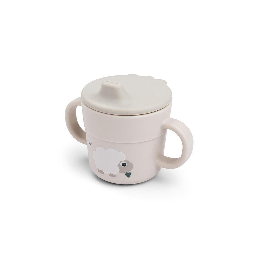 Done By Deer Foodie Spout Cup - Tiny Farm Sand-Sippy Cups-Tiny Farm Sand- | Natural Baby Shower