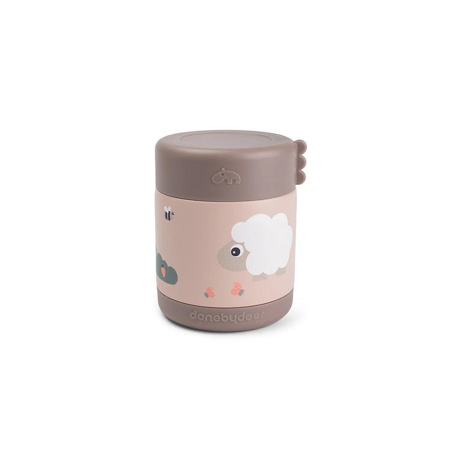 Done by Deer Insulated Food Jar - Tiny Farm Powder-Food Storage-Tiny Farm Powder-300ml | Natural Baby Shower