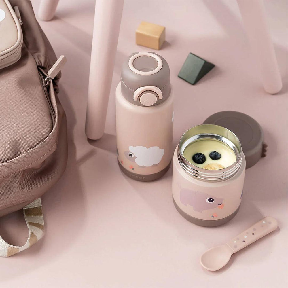 Done by Deer Insulated Food Jar - Tiny Farm Powder-Food Storage-Tiny Farm Powder-300ml | Natural Baby Shower