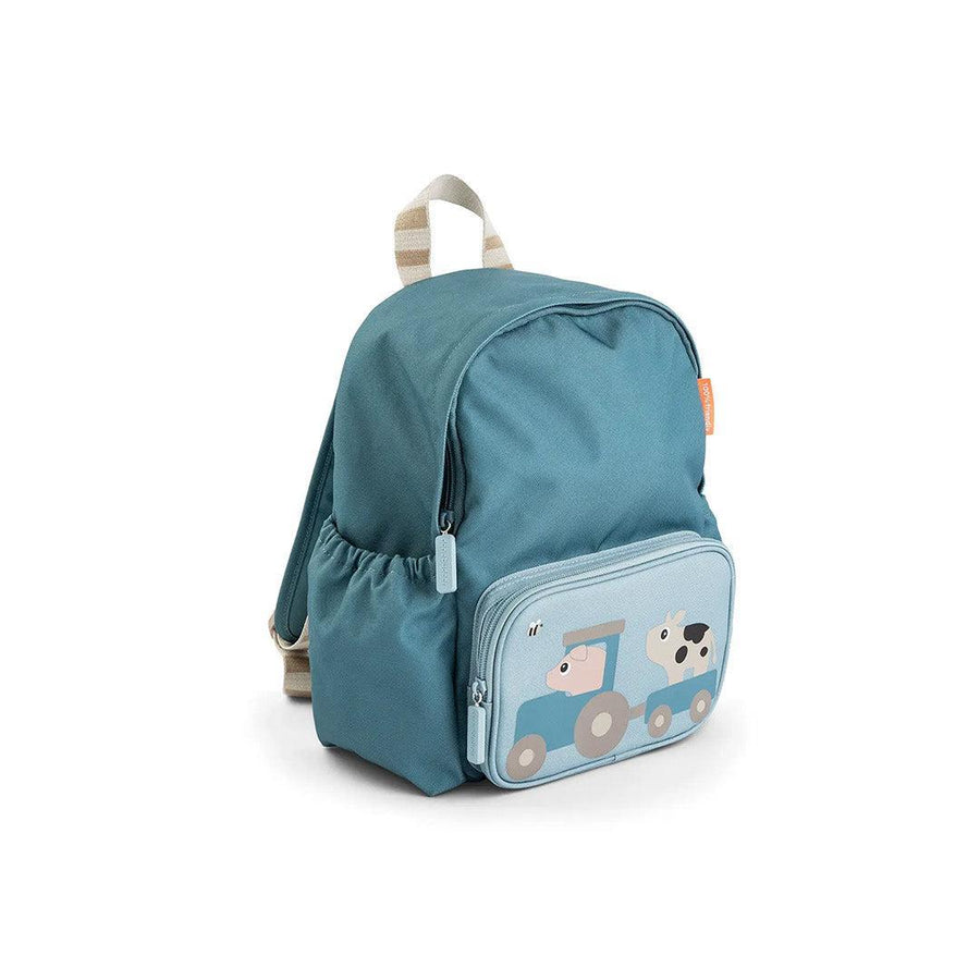 Done by Deer Kids Backpack - Tiny Farm Blue-Children's Backpacks-Tiny Farm Blue-One Size | Natural Baby Shower