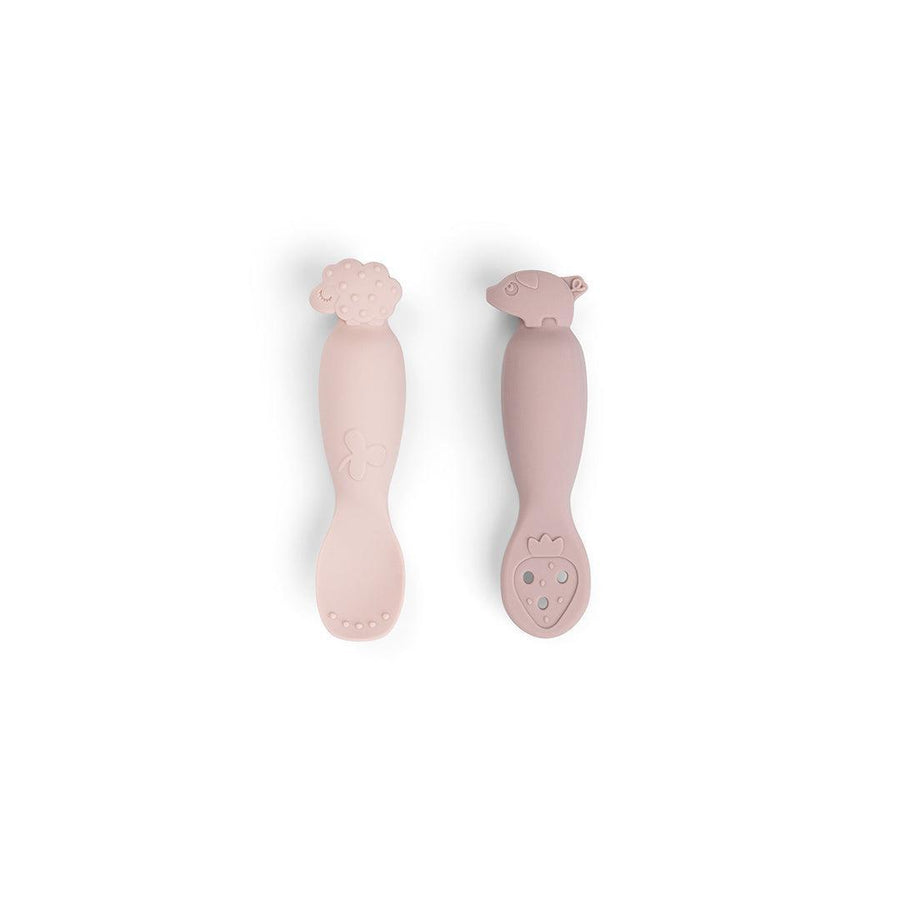 Done By Deer Learning Spoon Set - Tiny Farm Powder-Cutlery-Tiny Farm Powder- | Natural Baby Shower