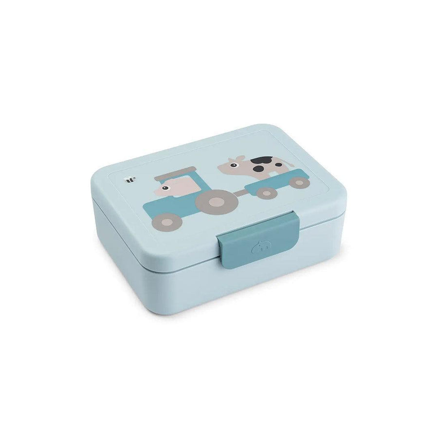 Done by Deer Lunch box w/divider - Tiny Farm Blue-Lunch Boxes-Tiny Farm Blue-One Size | Natural Baby Shower