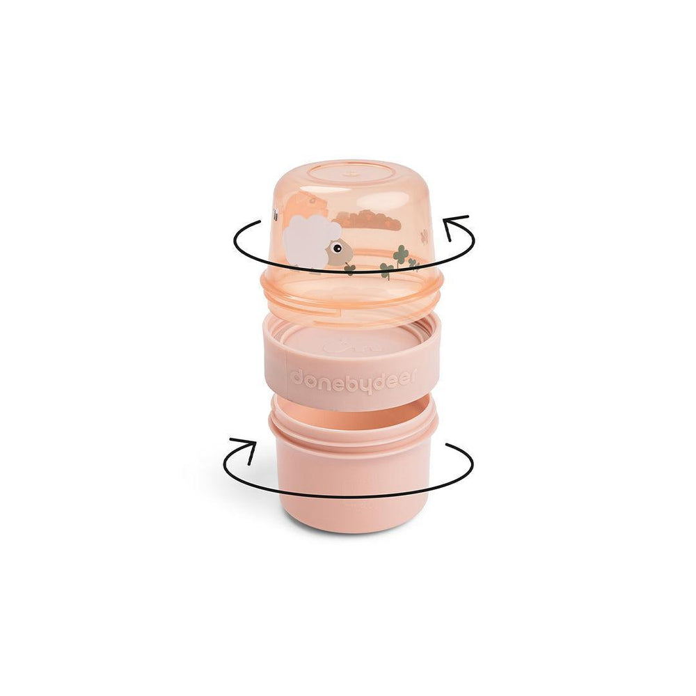 Done By Deer To Go 2-way Snack Container - Tiny Farm Powder-Food Storage-Tiny Farm Powder- | Natural Baby Shower