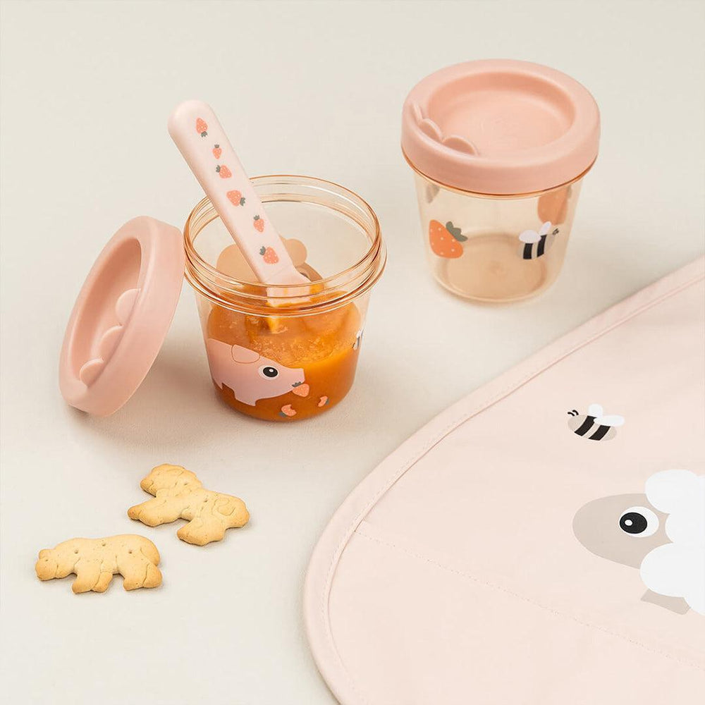 Done By Deer Baby Food Container 2 Pack - Tiny Farm Powder-Food Storage-Tiny Farm Powder- | Natural Baby Shower