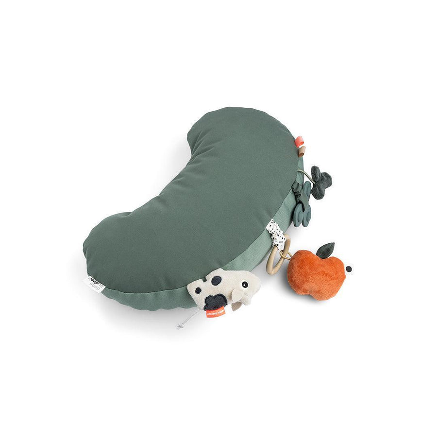 Done By Deer Tummy Time Activity Pillow - Tiny Farm Green-Tummy Time Toys-Tiny Farm Green- | Natural Baby Shower
