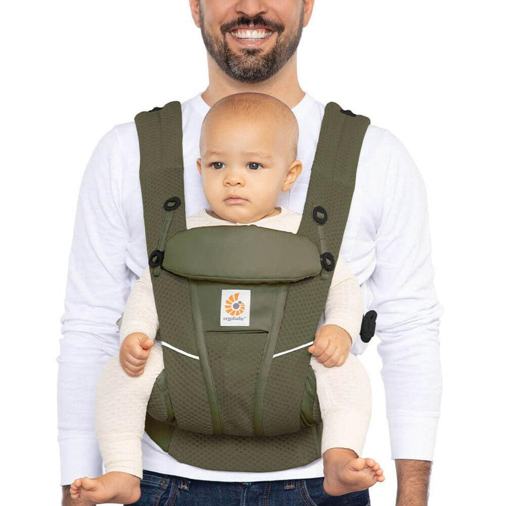 Ergobaby Omni Breeze Baby Carrier - Olive Green-Baby Carriers-Olive Green- | Natural Baby Shower