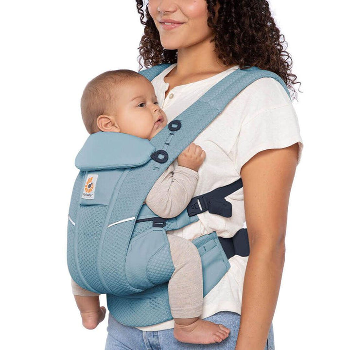 Ergobaby Omni Breeze Baby Carrier - Slate Blue-Baby Carriers-Slate Blue- | Natural Baby Shower