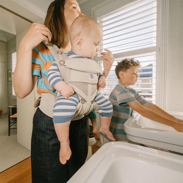 Ergobaby Omni Classic Mesh Baby Carrier - Natural Beige-Baby Carriers-Natural Beige-One Size | Natural Baby Shower