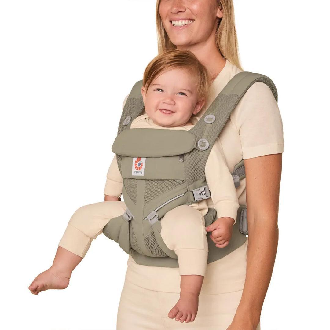 Ergobaby Omni Classic Mesh Baby Carrier - Soft Olive-Baby Carriers-Soft Olive-One Size | Natural Baby Shower