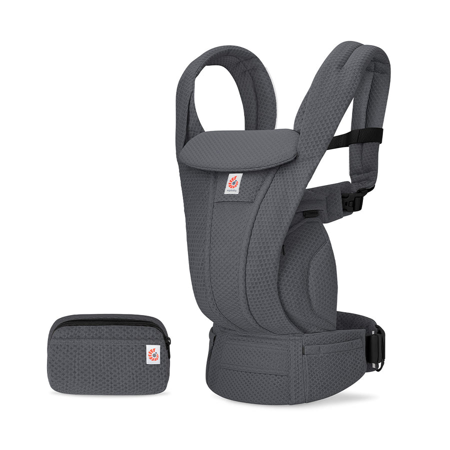 Ergobaby Omni Deluxe Mesh - Graphite Grey-Baby Carriers-Graphite Grey- | Natural Baby Shower