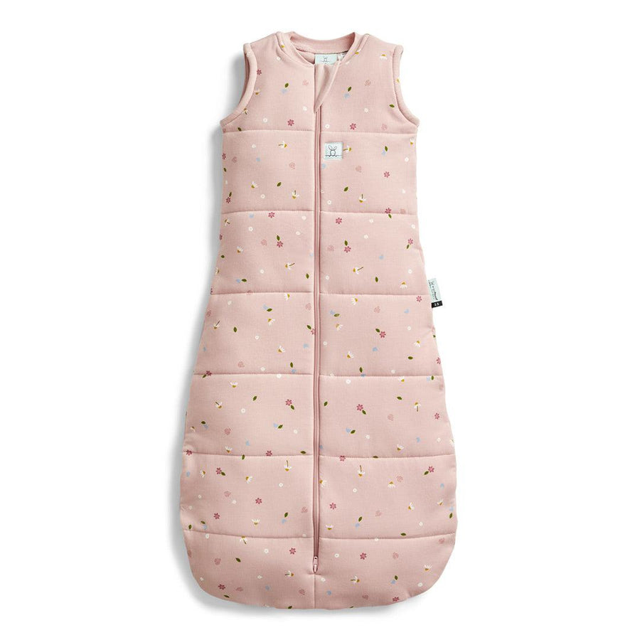 ergoPouch Organic Winter Jersey Sleeping Bag - 2.5 TOG - Daisies-Sleeping Bags-Daisies-3-12m | Natural Baby Shower