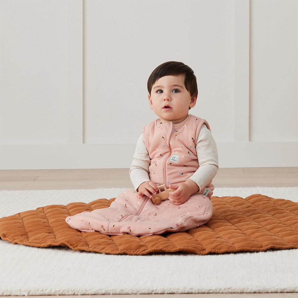 ergoPouch Organic Winter Jersey Sleeping Bag - 2.5 TOG - Daisies-Sleeping Bags-Daisies-3-12m | Natural Baby Shower
