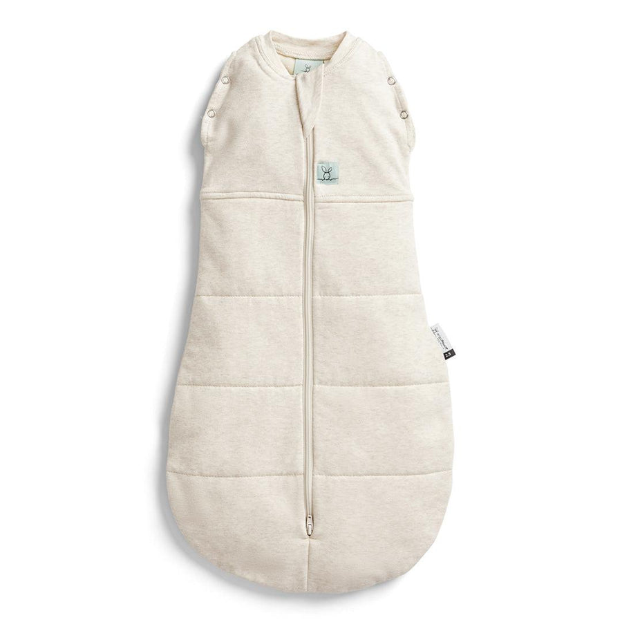 ergoPouch Organic Cocoon Swaddle Bag - 2.5 TOG - Oatmeal-Swaddling Wraps-Oatmeal-0-3m | Natural Baby Shower