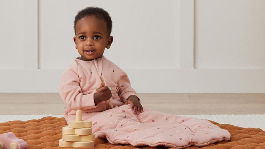 Ergopouch - Organic Winter Jersey Sleeping Bag - 3.5 TOG - Daisy-Sleeping Bags- | Natural Baby Shower