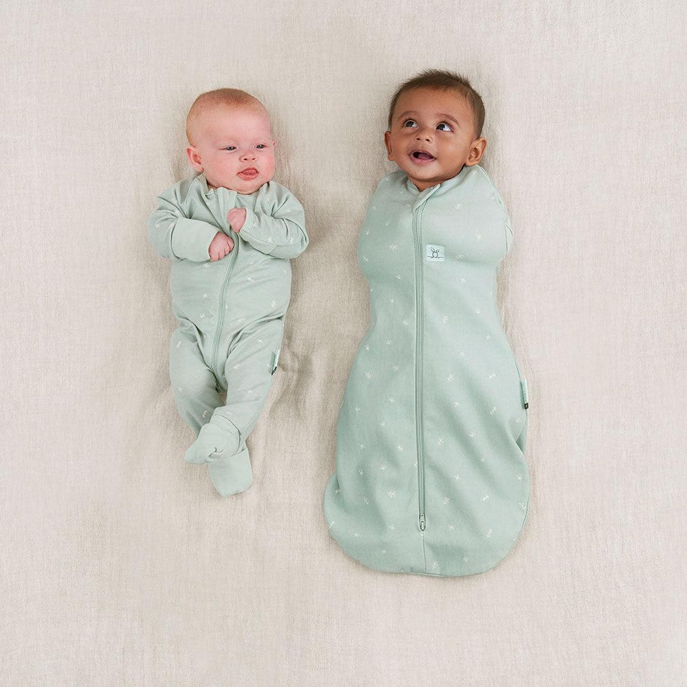 ergoPouch Organic Summer Cocoon Swaddle Sleeping Bag - 0.2 Tog - Sage-Sleeping Bags-Sage-Newborn | Natural Baby Shower
