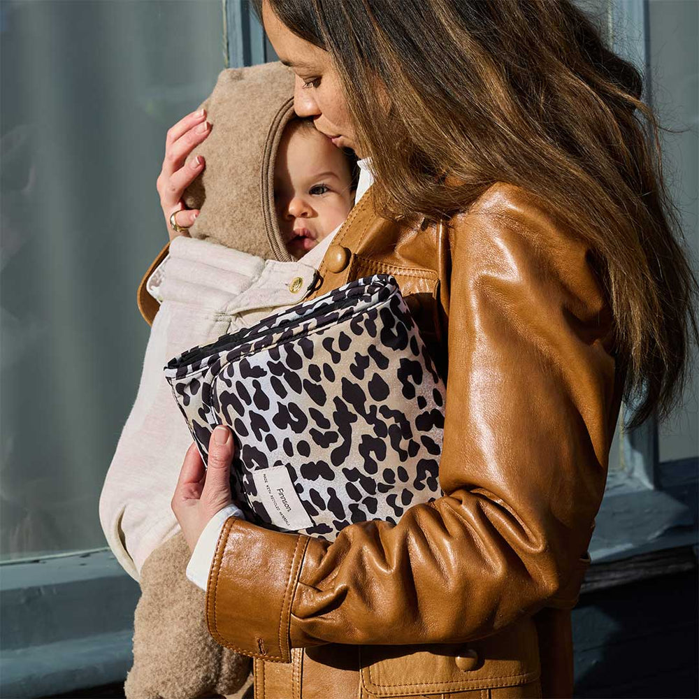 Finnson Maggie Eco Travel Changing Mat - Leopard-Travel Changing Mats-Leopard-One Size | Natural Baby Shower