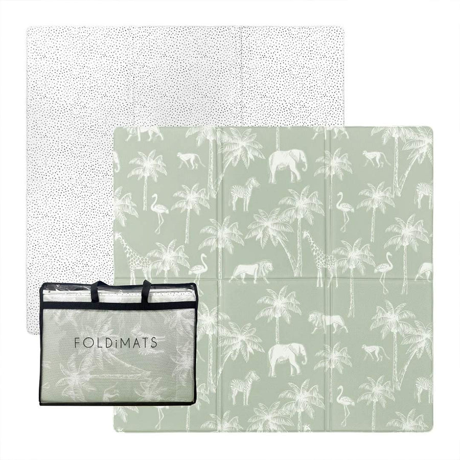 FOLDiMATS Playmat 130x130cm - Safari Dotty-Play Mats-Safari Dotty-130x130cm | Natural Baby Shower