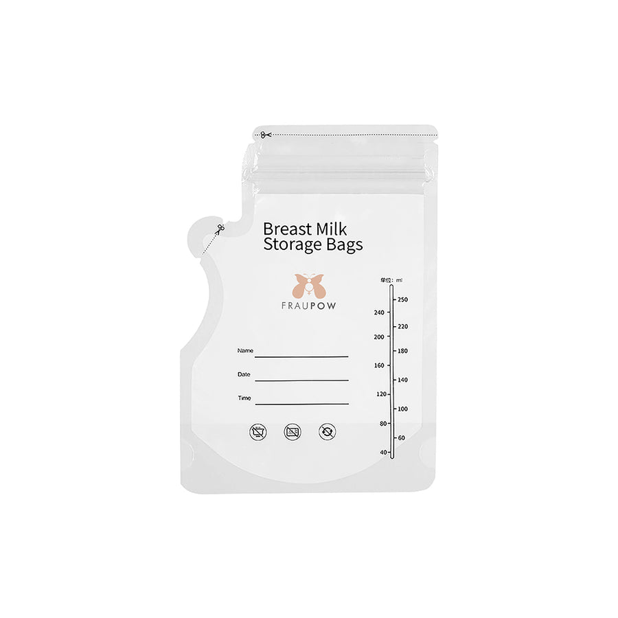 Fraupow Breast Milk Storage Bags - 30 Pack-Breast Pumps- | Natural Baby Shower