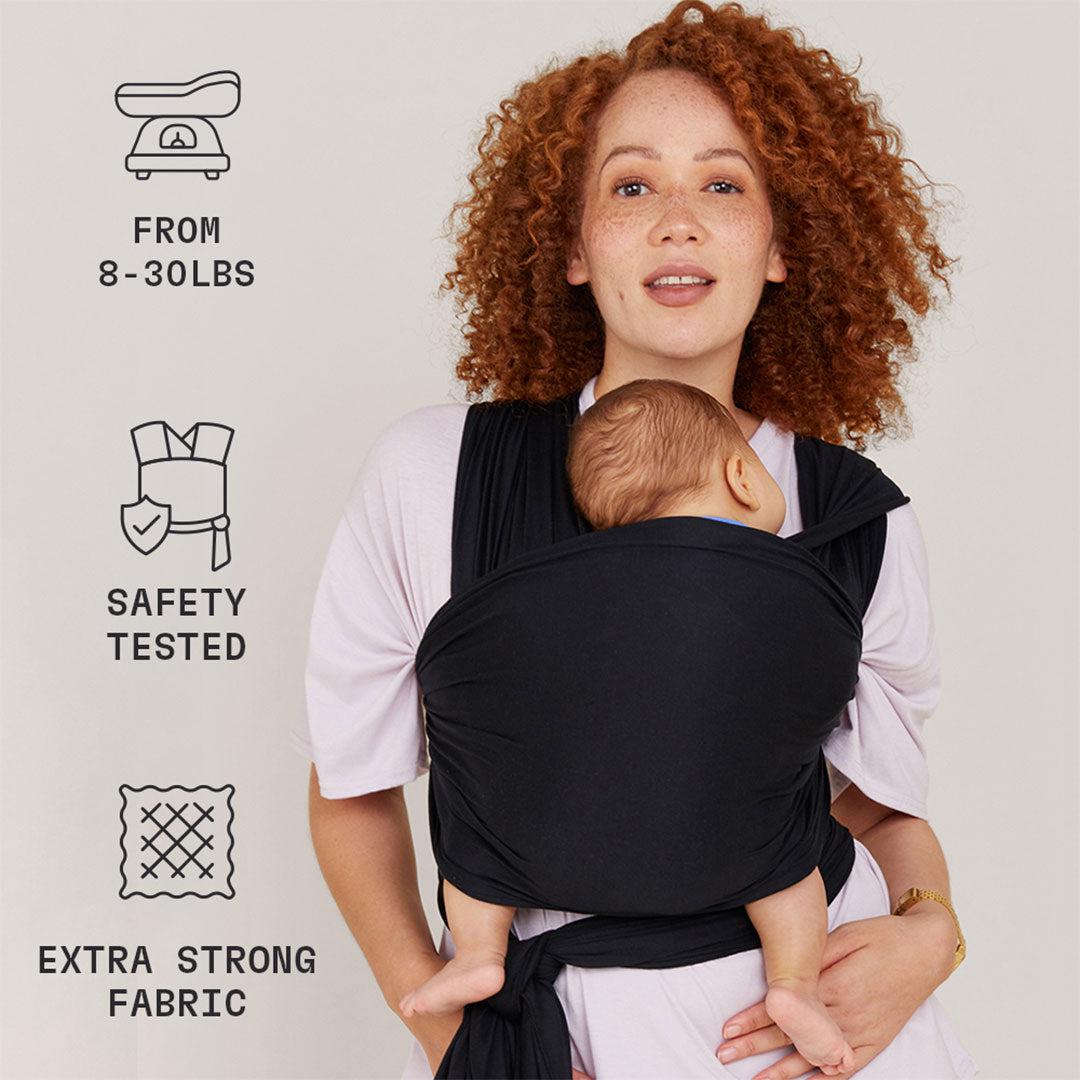 Freerider Co. Baby Wrap Carrier Onyx Natural Baby Shower