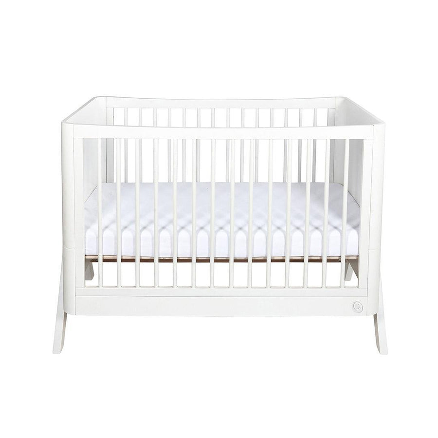 Gaia Baby Hera Cot Bed 'Studio Edit' - White-Cot Beds-White-Without Mattress | Natural Baby Shower