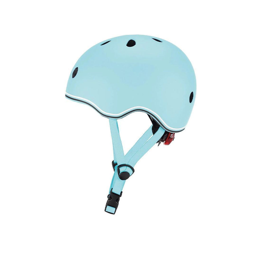 Globber Go-Up Lights Helmet - Pastel Blue-Helmets-Pastel Blue-XXS/XS | Natural Baby Shower