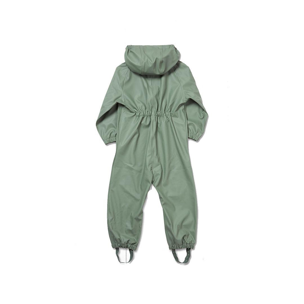 Grass & Air PU Puddlesuit - Khaki Green-Rainsuits + Sets-Khaki Green-9-12m | Natural Baby Shower
