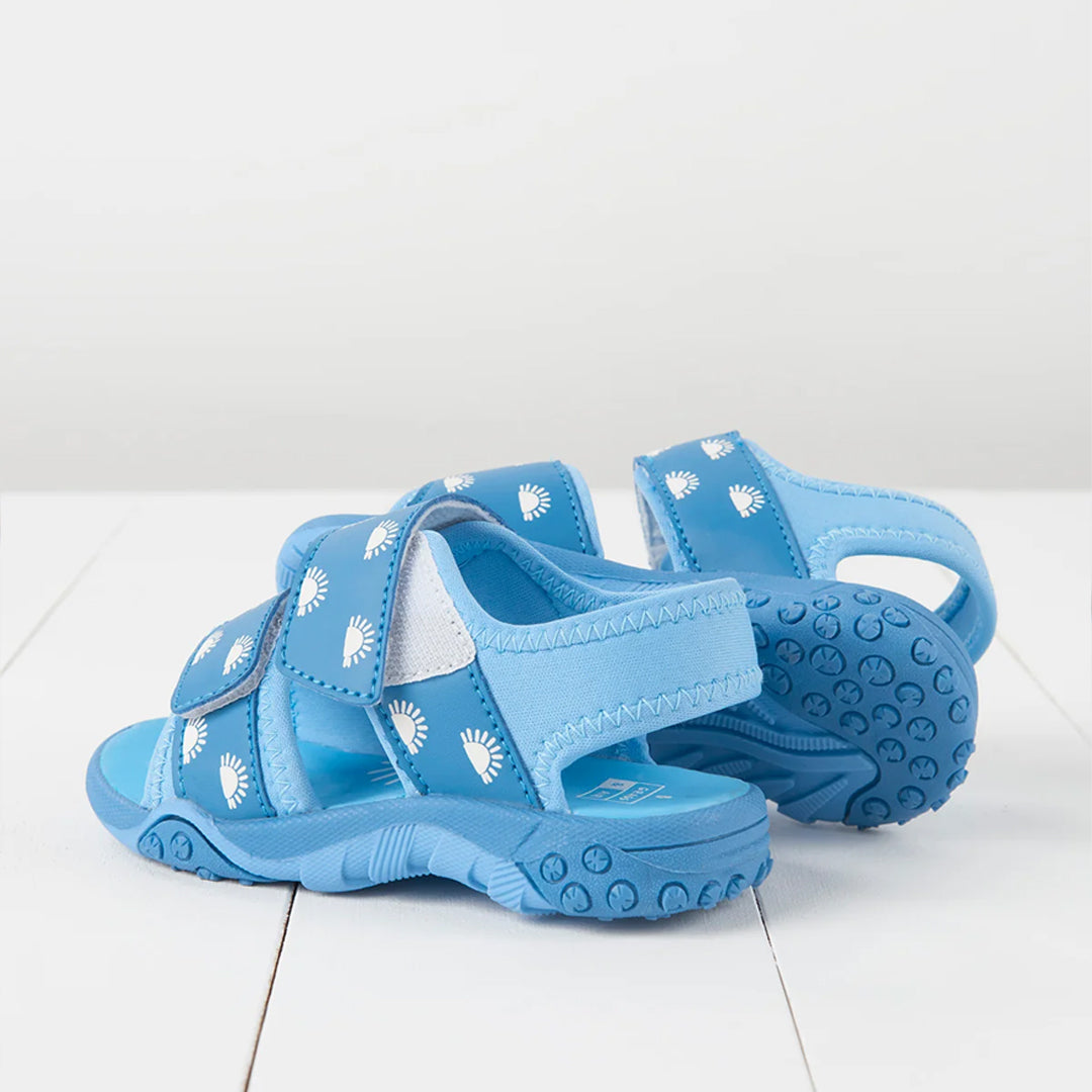 Grass & Air Colour Changing Kids Sandals - Cornflower Blue