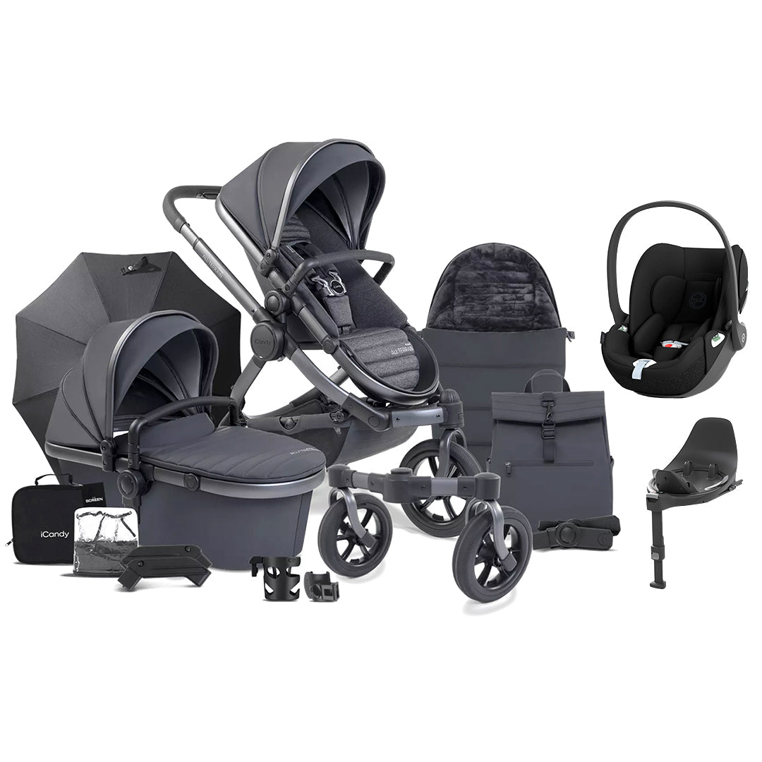 iCandy Peach All Terrain Storm Complete Travel System with Cloud T