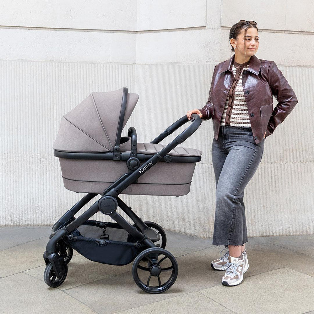 iCandy Peach 7 Pushchair & Carrycot - Porcini-Strollers-Porcini-One size | Natural Baby Shower