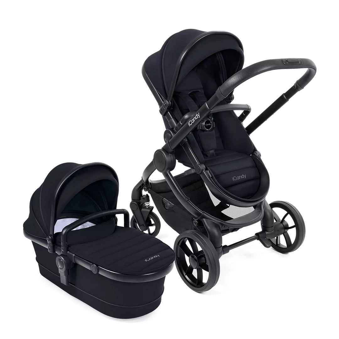 iCandy Peach Pushchair Carrycot Black