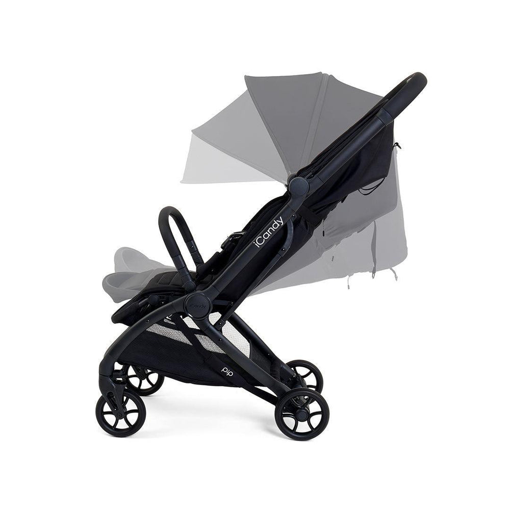 iCandy PIP Compact Pushchair - Black-Strollers-Black- | Natural Baby Shower