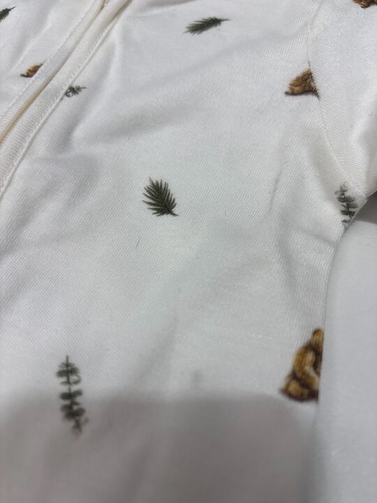 Outlet - Rosa & Blue Sleepsuit - Brown Bear-Sleepsuits-Brown Bear-0-3m | Natural Baby Shower