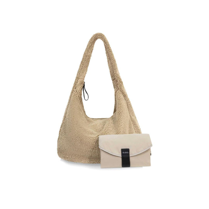 JEM + BEA Teddy XL Changing Bag - Fawn-Changing Bags-Fawn- | Natural Baby Shower