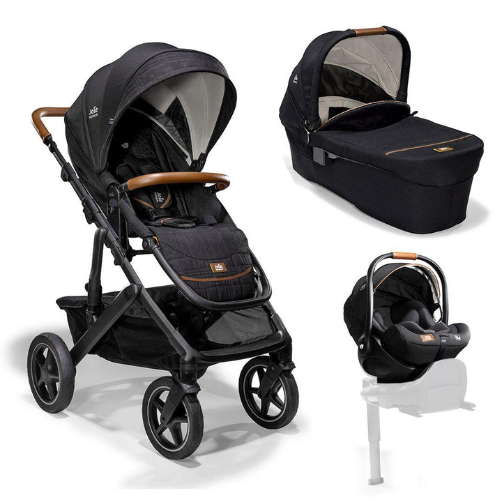 Joie Signature Vinca 4 in 1 Pushchair - Eclipse-Strollers-Eclipse-i-Level Recline Car Seat | Natural Baby Shower
