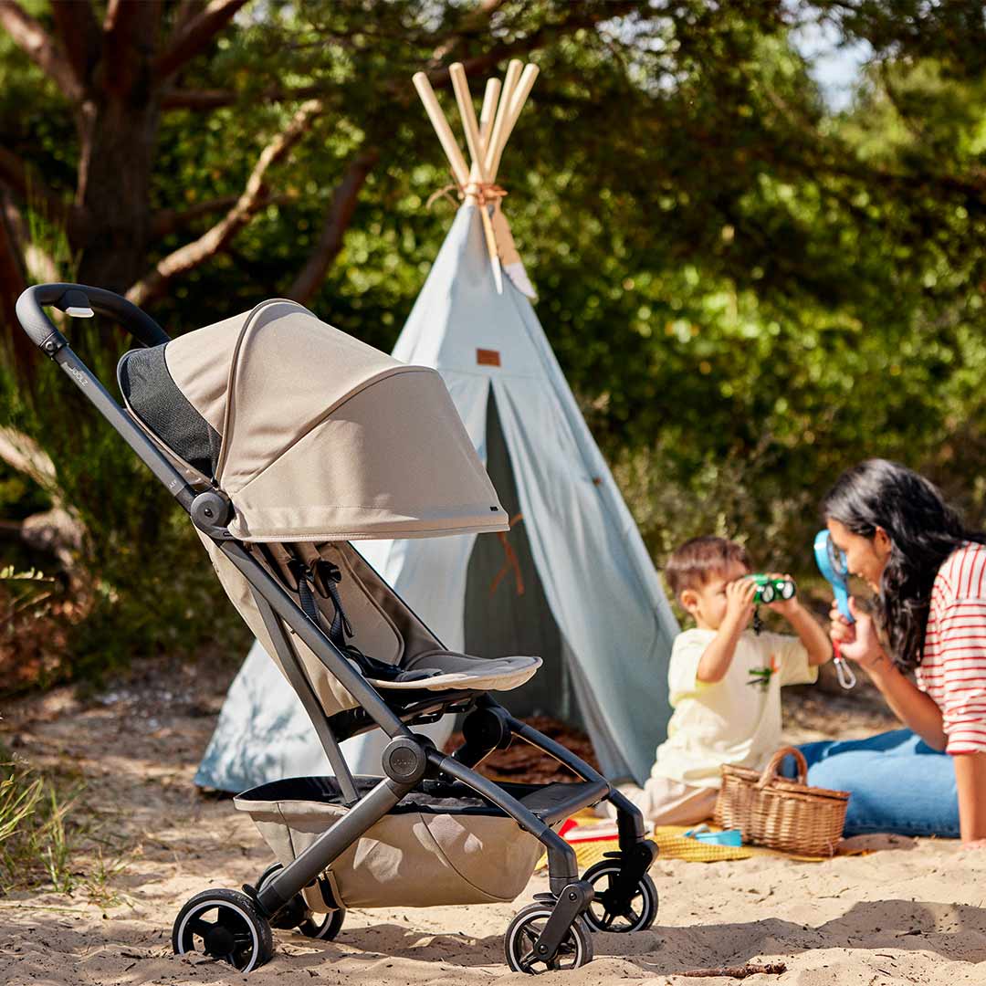 Outlet - Joolz Aer+ Pushchair - Lovely Taupe-Strollers-No Carrycot-No Bumper Bar | Natural Baby Shower