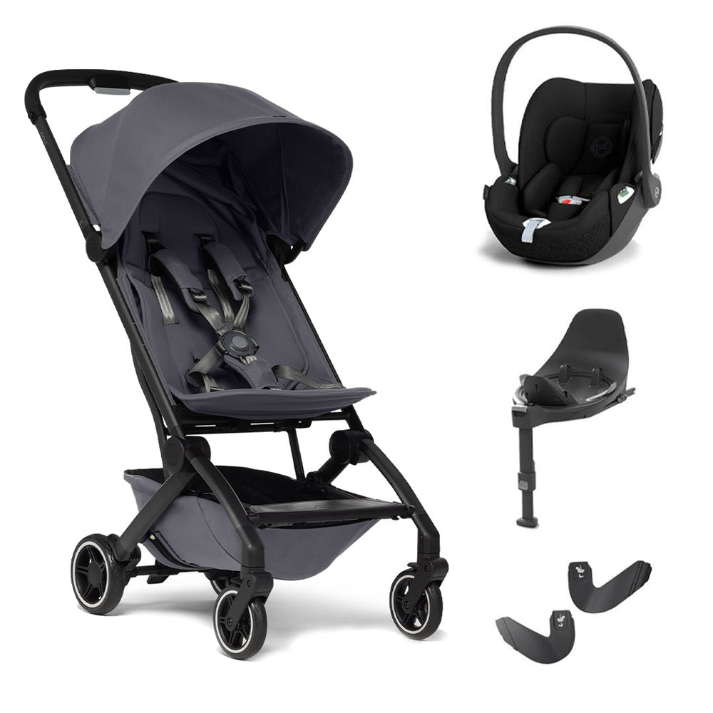 Joolz Aer+ Pushchair & Cloud T Travel System - Stone Grey-Travel Systems-Base T-No Carrycot | Natural Baby Shower