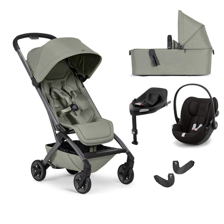 Joolz Aer 2 | CYBEX Travel System-Travel Systems-Sage Green-With Carrycot | Natural Baby Shower