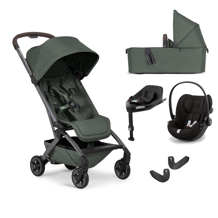 Joolz Aer 2 | CYBEX Travel System-Travel Systems-Forest Green-With Carrycot | Natural Baby Shower