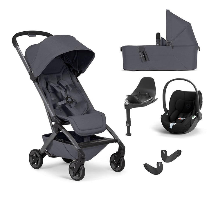 Joolz Aer 2 | CYBEX Travel System-Travel Systems-Stone Grey-With Carrycot | Natural Baby Shower