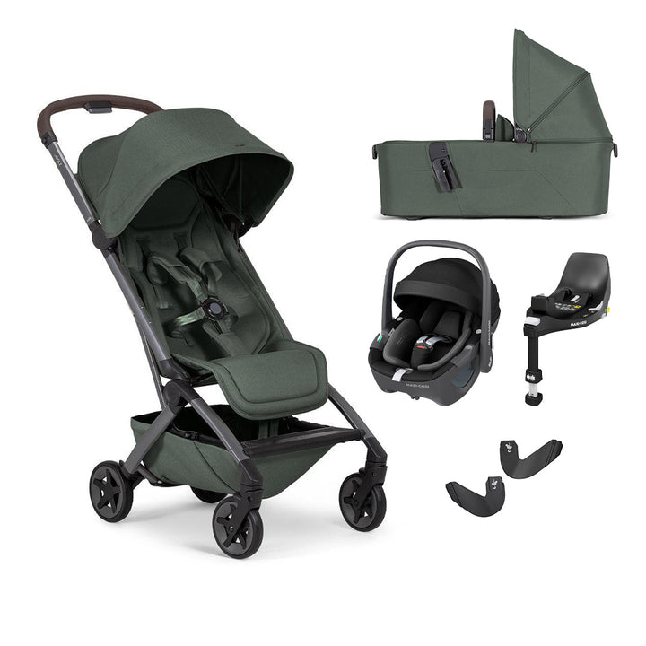 Joolz Aer 2 | Maxi Cosi Travel System-Travel Systems-Forest Green-With Carrycot | Natural Baby Shower