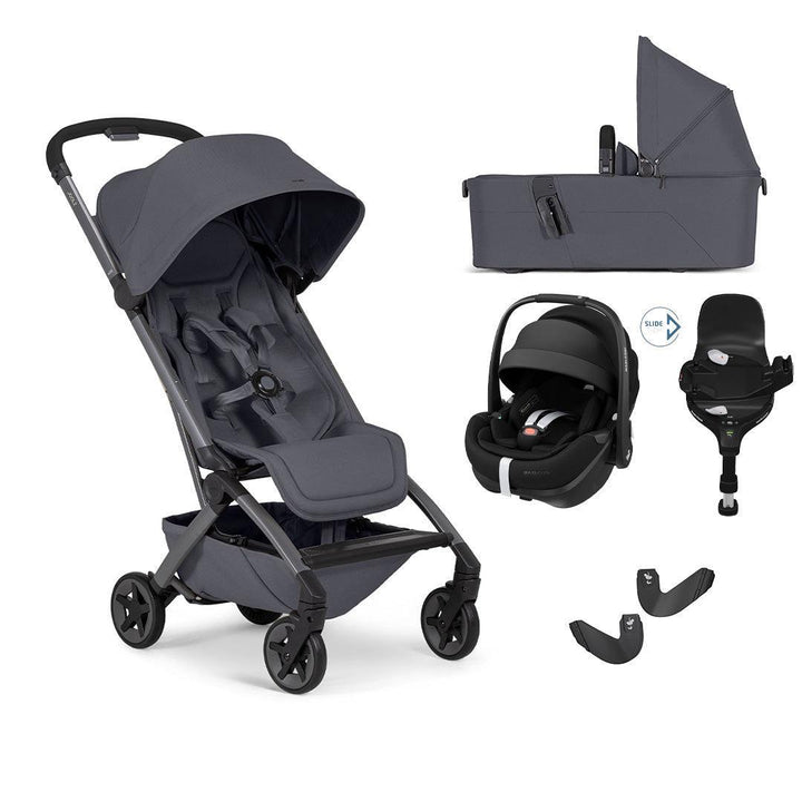 Joolz Aer 2 | Maxi Cosi Travel System-Travel Systems-Stone Grey-With Carrycot | Natural Baby Shower