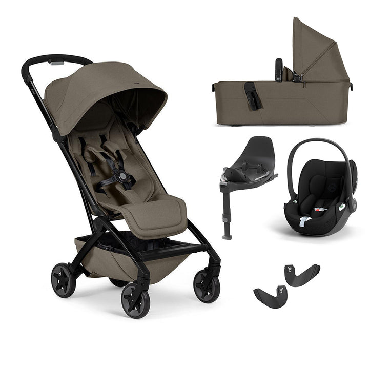 Joolz Aer2 | CYBEX Cloud Travel System-Travel Systems-Hazel Brown-With Carrycot | Natural Baby Shower