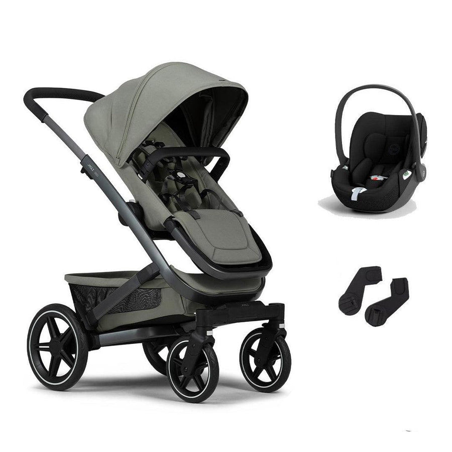 Joolz Geo3 Pushchair + Cloud T Mono Travel System - Sage Green-Travel Systems-Cloud T-No Base | Natural Baby Shower