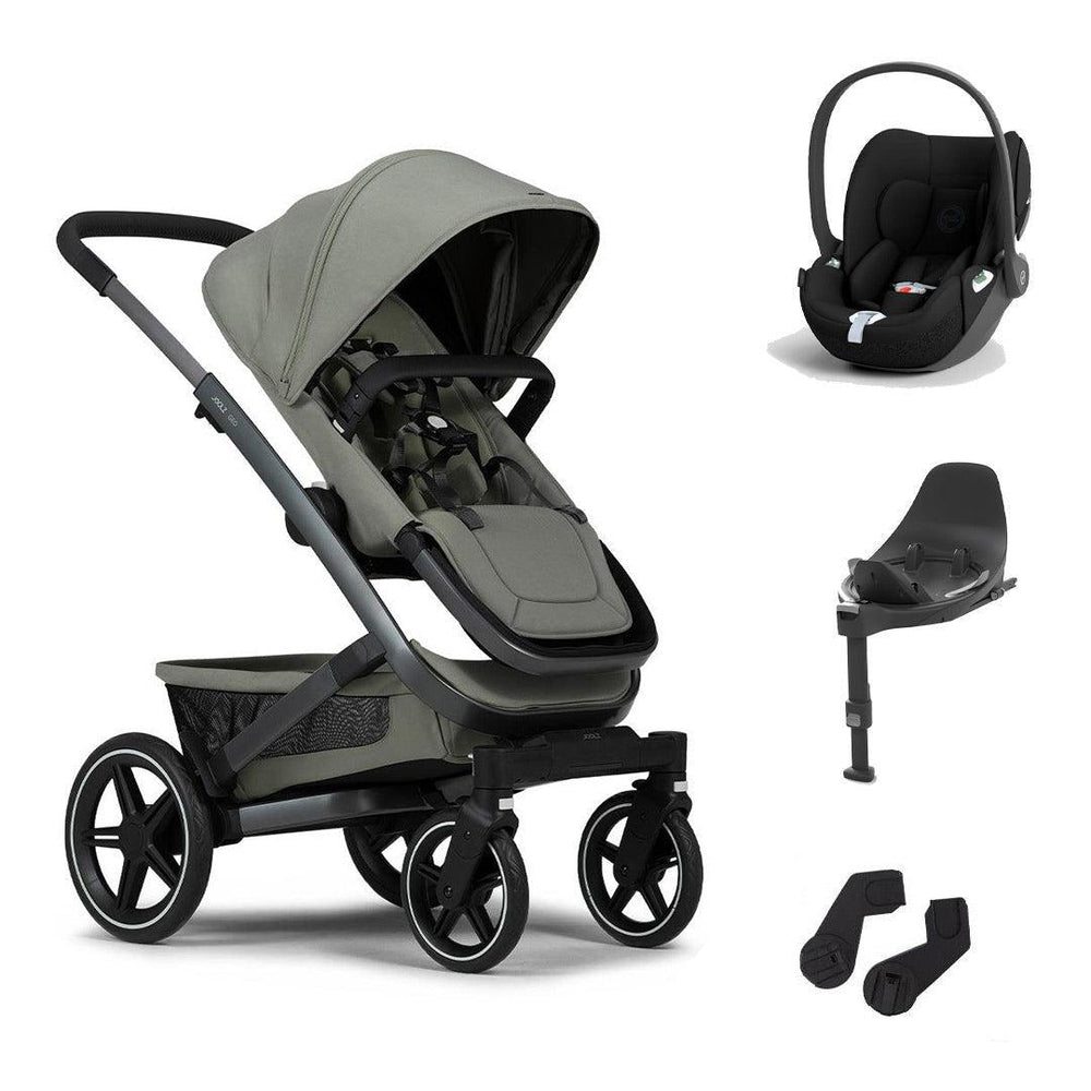 Joolz Geo3 Pushchair + Cloud T Mono Travel System - Sage Green-Travel Systems-Cloud T-1x Base | Natural Baby Shower