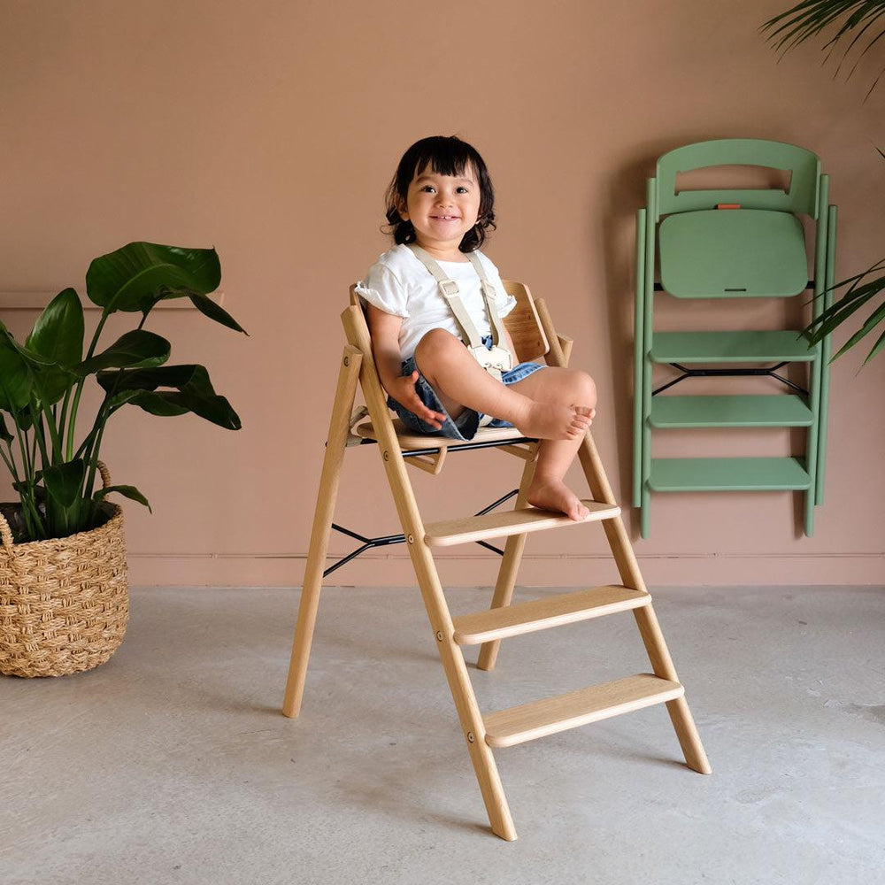 KAOS Klapp Highchair - Pale Green-Highchairs-Pale Green- | Natural Baby Shower
