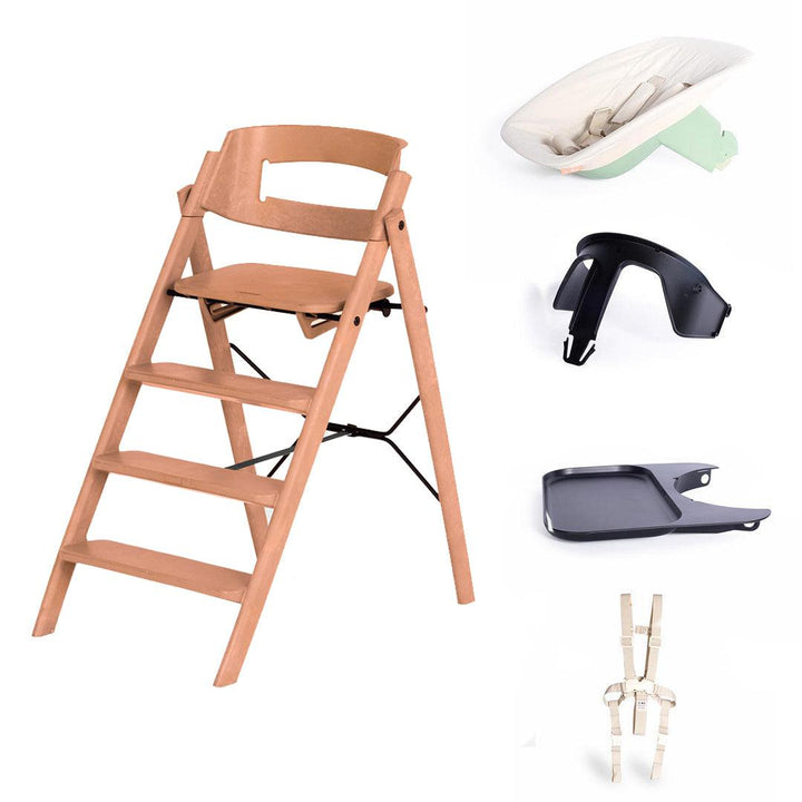KAOS Klapp Highchair Complete Set - Terracotta/Plastic-Highchairs-Terracotta/Plastic-Green/Plastic Babyseat | Natural Baby Shower