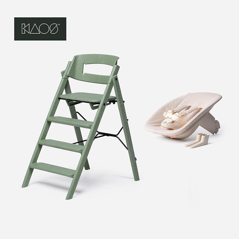 KAOS ReKLAPP® Newborn Kit-Highchairs-Mineral Green/Plastic- | Natural Baby Shower