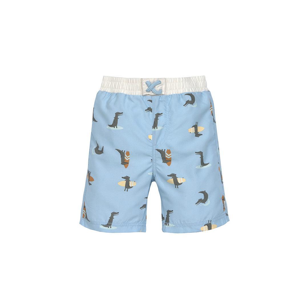 Lassig Board Shorts and Rash Guard Set - Blue Whale