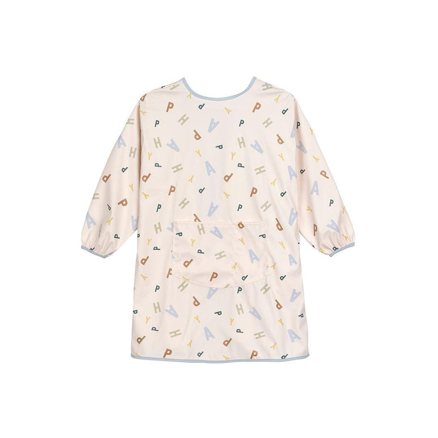 Lassig Long Sleeve Apron - Happy Fruits - Light Blue-Aprons-Light Blue-One Size | Natural Baby Shower