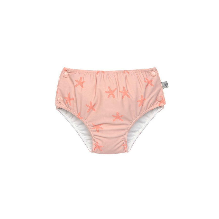 Lassig Snap Swim Diaper - Peach - Starfish-Nappies-Peach-3-6m | Natural Baby Shower